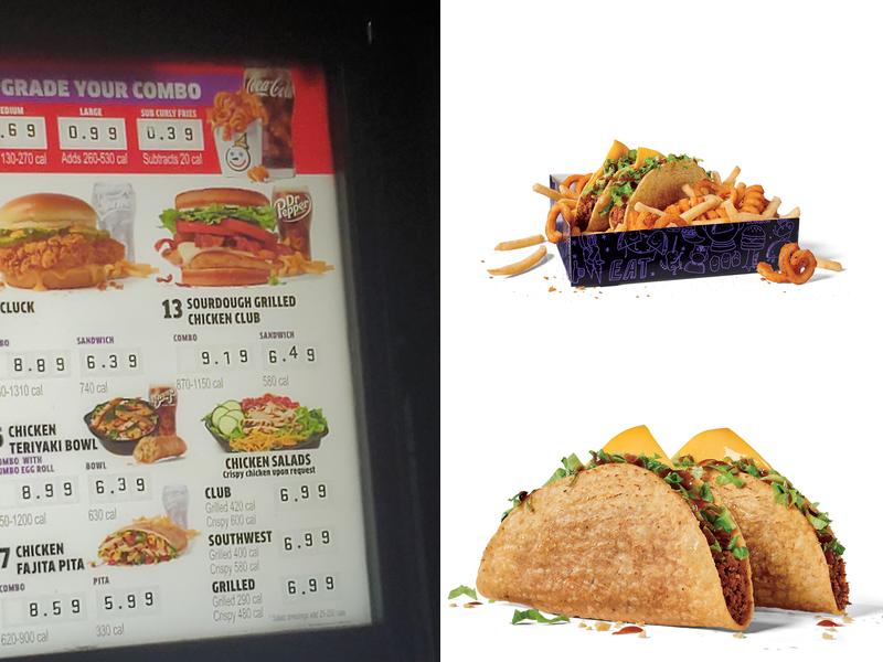 Jack in the Box Menu