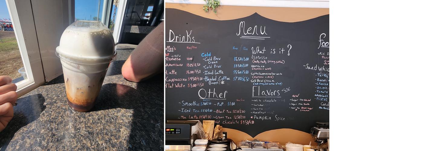 The bean pot coffee shop Menu