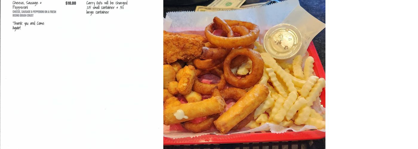 Jungles On Main Bar & Grill LLC Menu