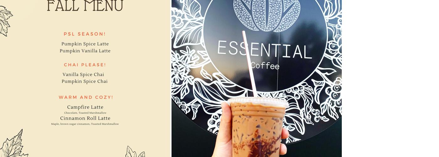 Essential Coffee Menu
