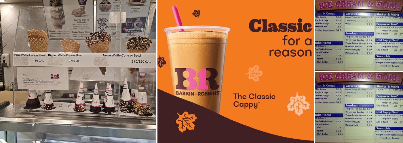 Baskin-Robbins Menu