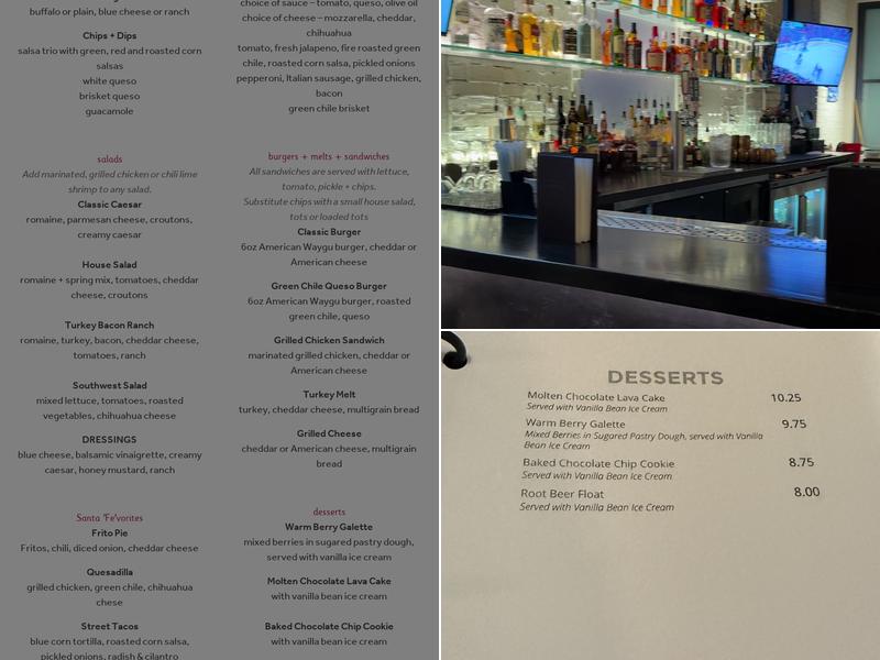 The Kitchen + Bar Menu