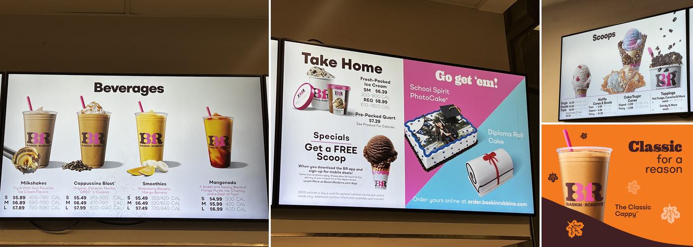 Baskin-Robbins Menu