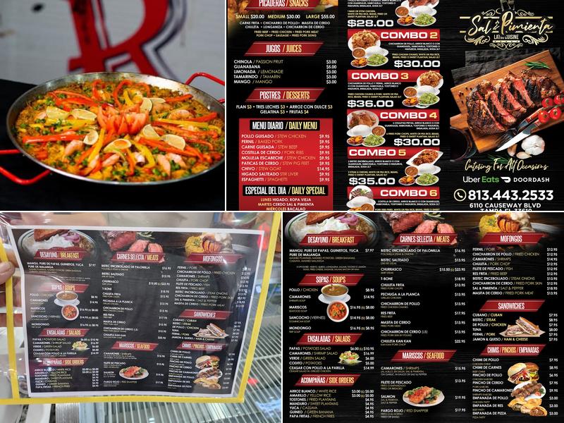 Sal y Pimienta Latin Cuisine Tampa Menu