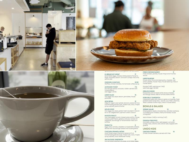 Café Unido Shaw Menu