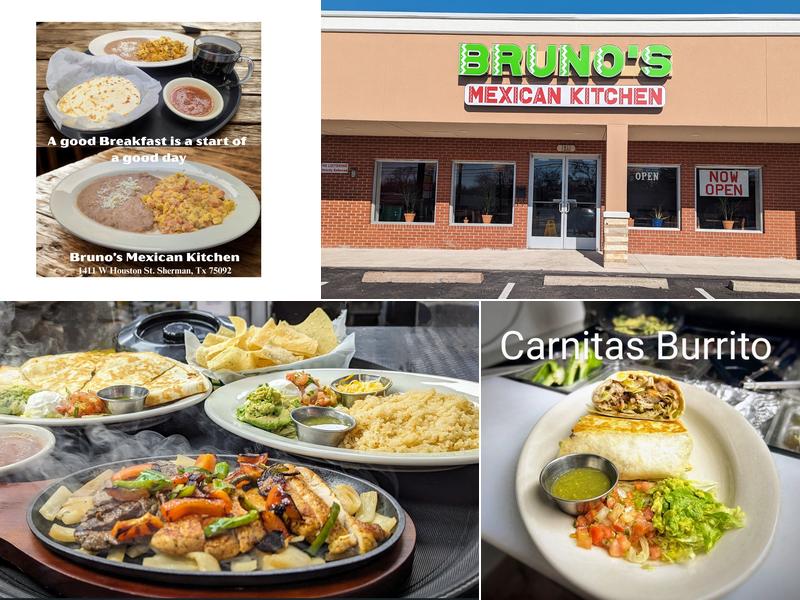 Bruno's Mexican Kitchen 1411 W Houston St, Sherman