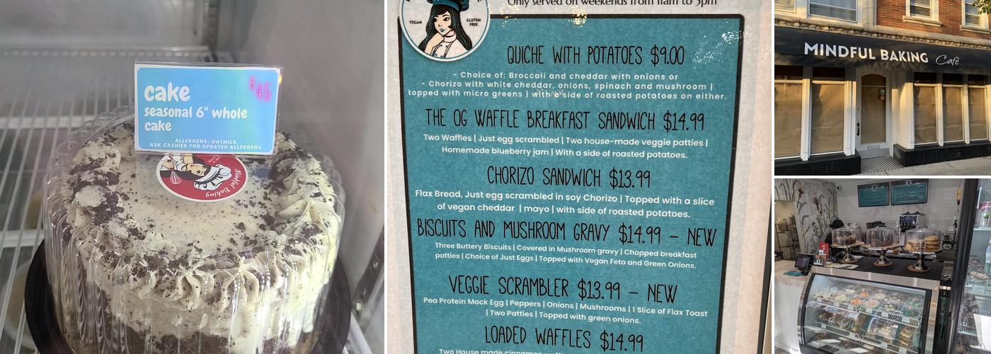 Mindful Baking Cafe Menu