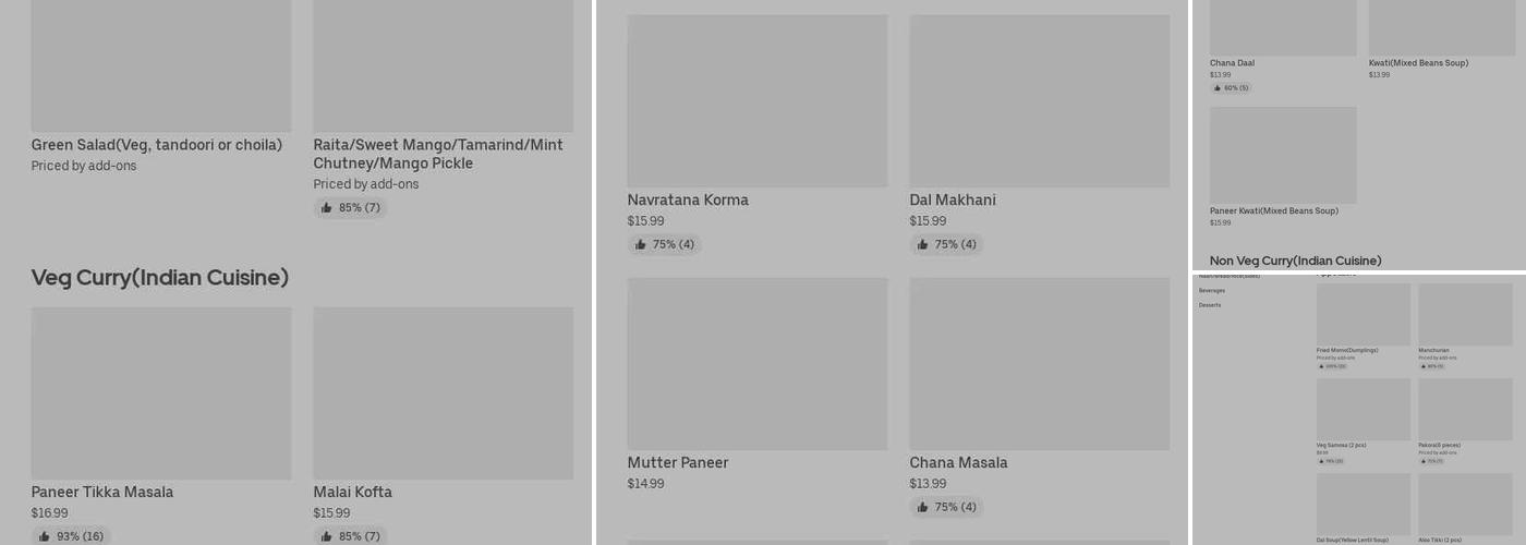 Latenight cuisine Menu