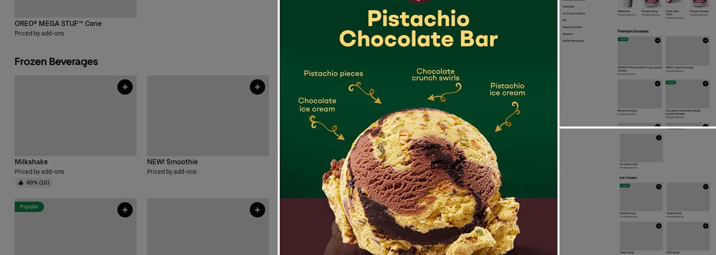 Baskin-Robbins Menu