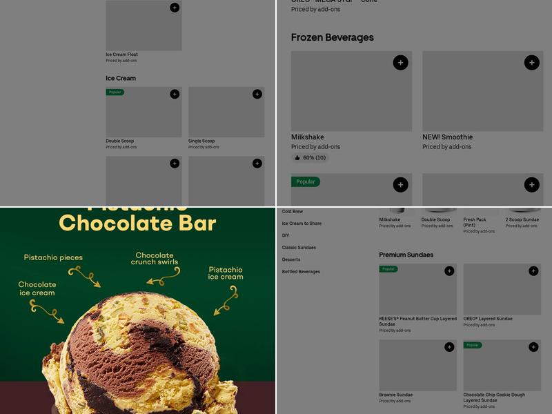 Baskin-Robbins Menu