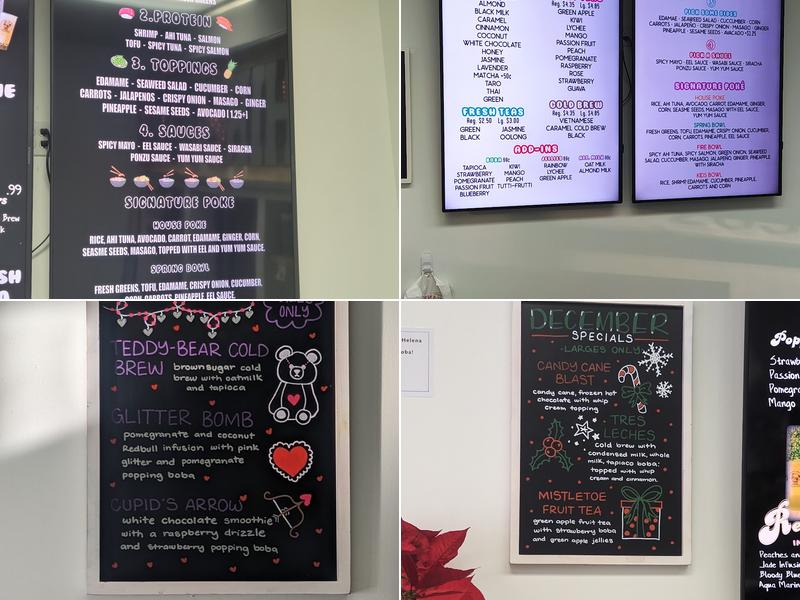 ThirsTea Cafe Helena Menu