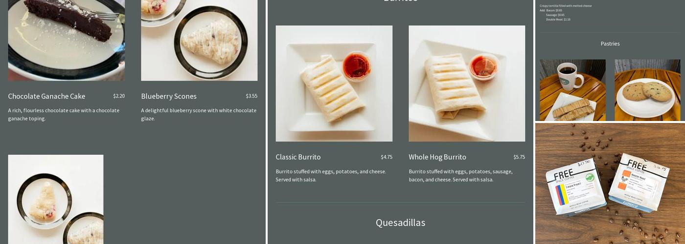The Rendezvous Menu