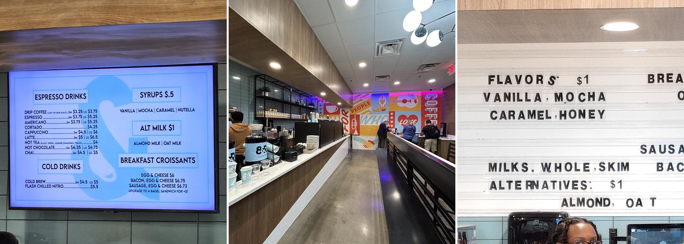 8 & R Coffee Co. Menu