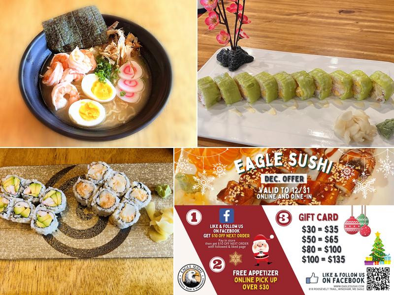 Eagle Sushi & Steak House Menu