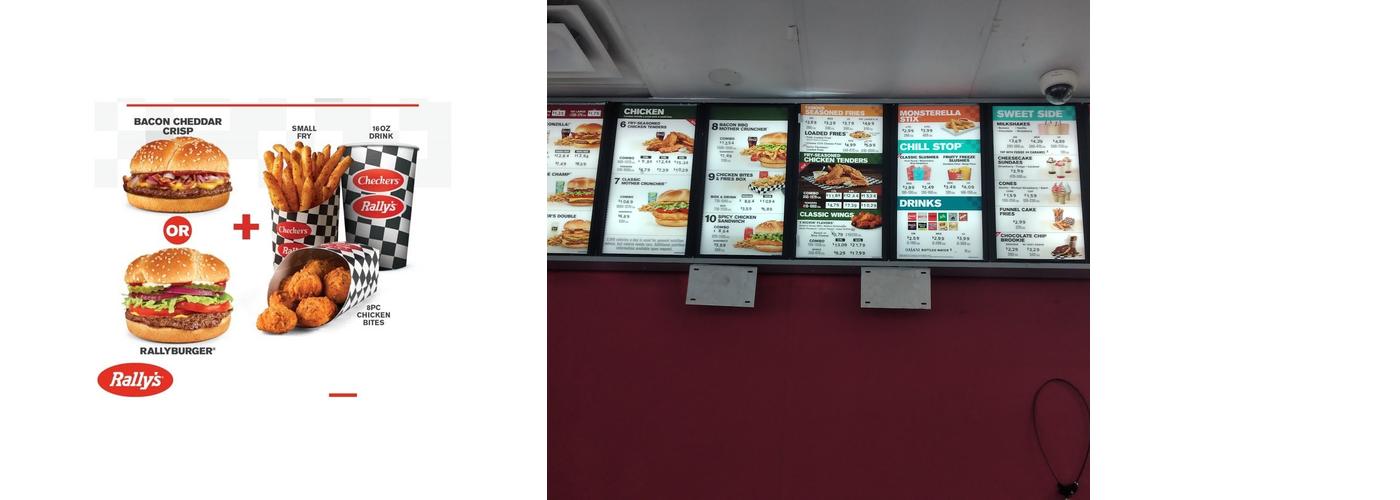 Checkers Menu