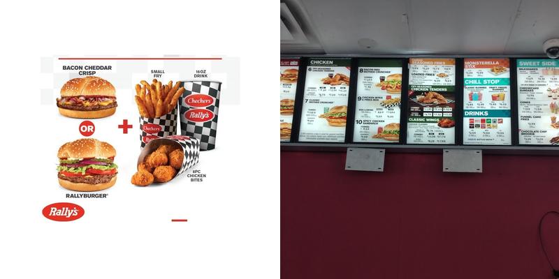 Checkers Menu