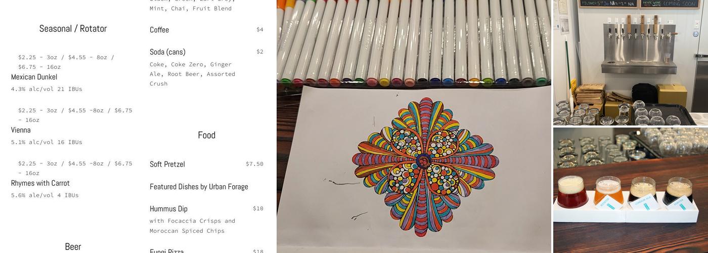 Mile Zero Brewing Menu