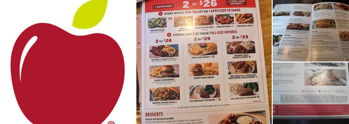 Applebee's Grill + Bar Menu