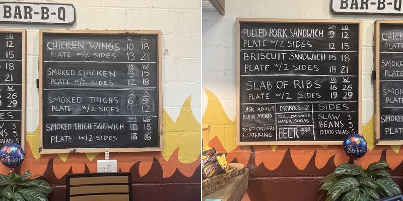 Biscuit Row BBQ Menu