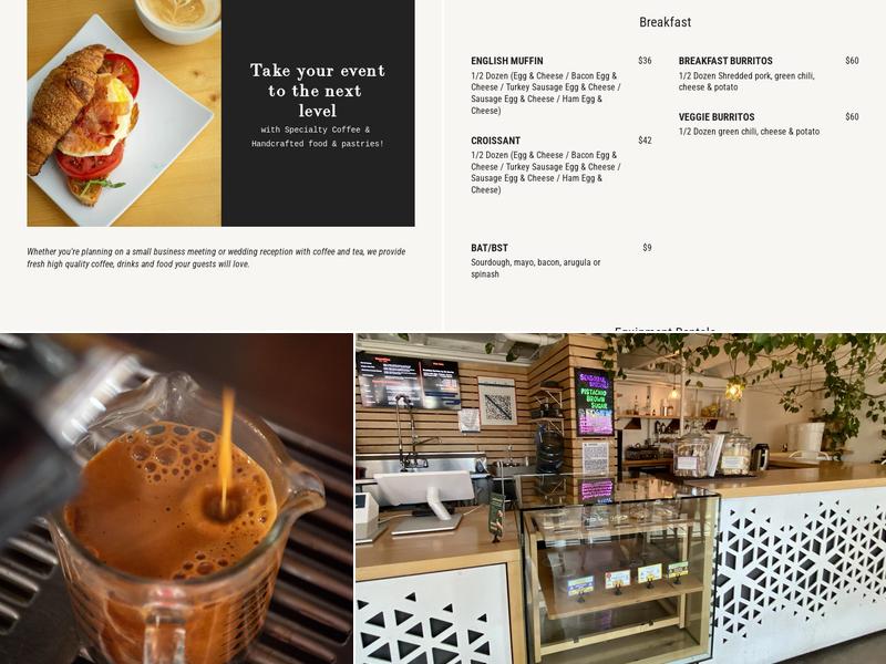 Cherry Bean Coffee Broadway Menu