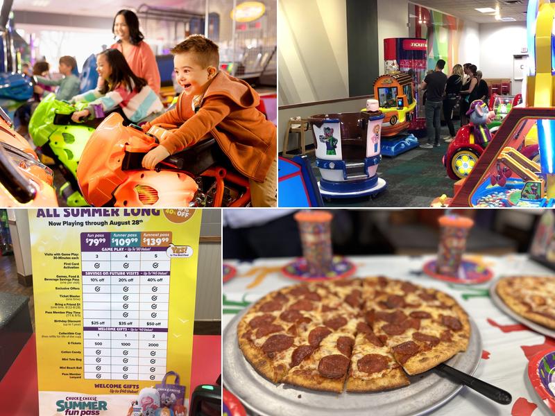 Chuck E. Cheese Menu