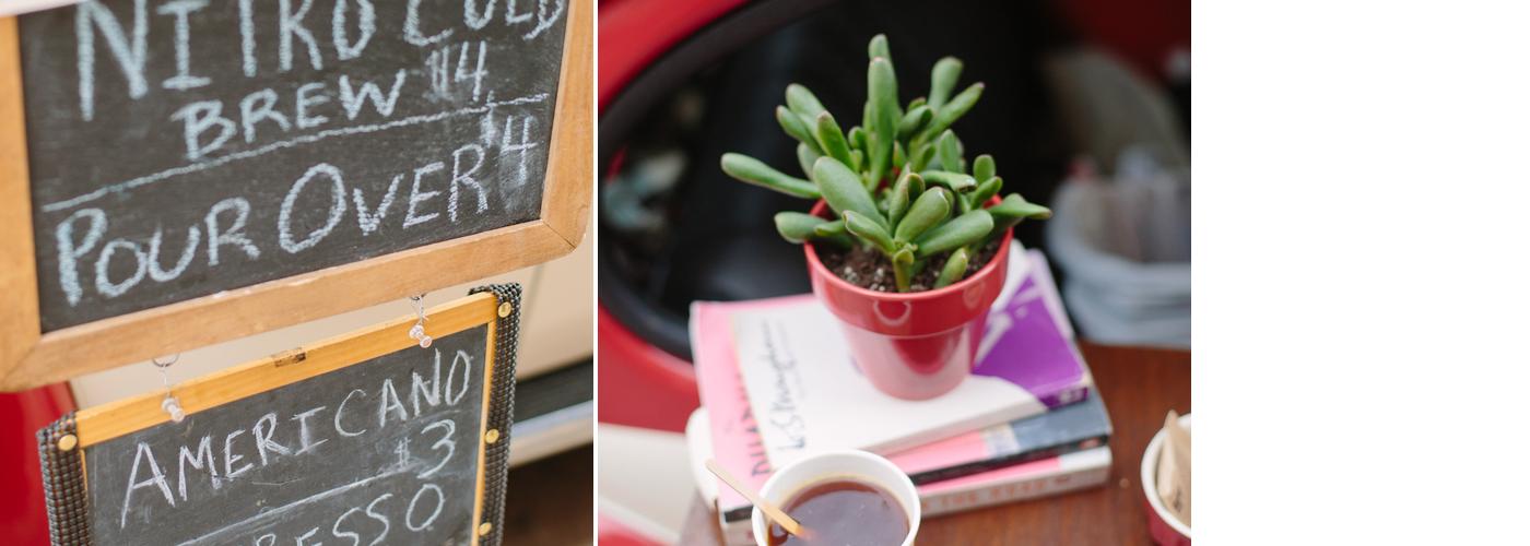 On The Road Coffee Menu