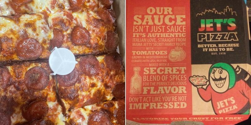 Jet's Pizza Menu