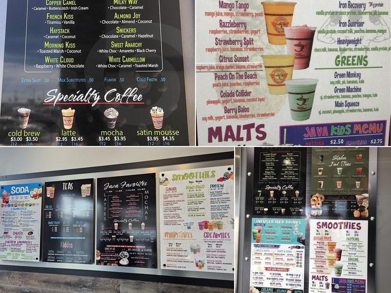 Java Espress Menu