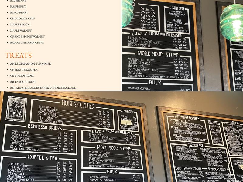 Java Menu