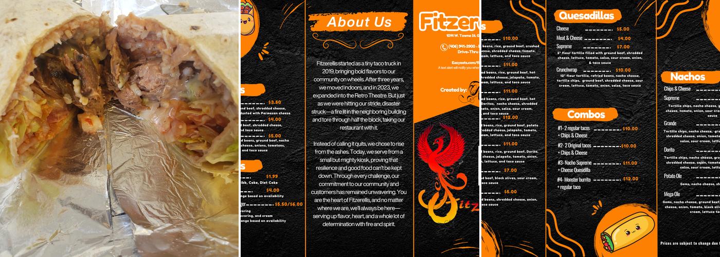 Fitzerellis Menu