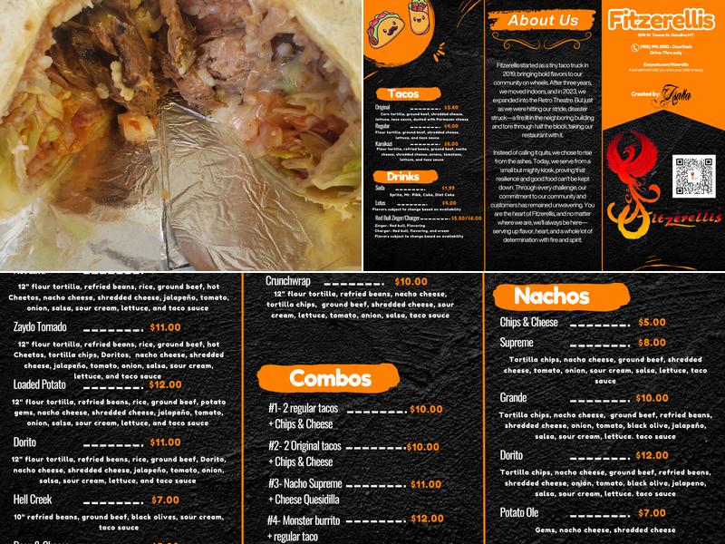 Fitzerellis Menu