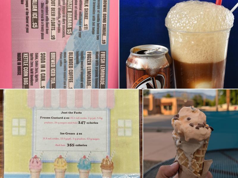 Busy Bee Frozen Custard Menu