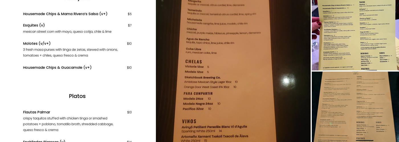 Zentli Menu
