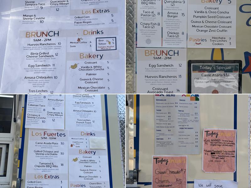 Amasa Menu