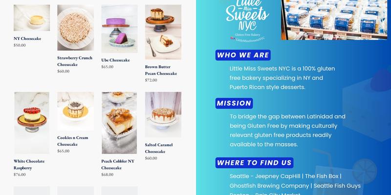 Little Miss Sweets NYC Menu