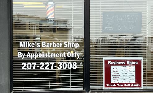 Mike's Barbershop 382 North St, Houlton Maine 04730