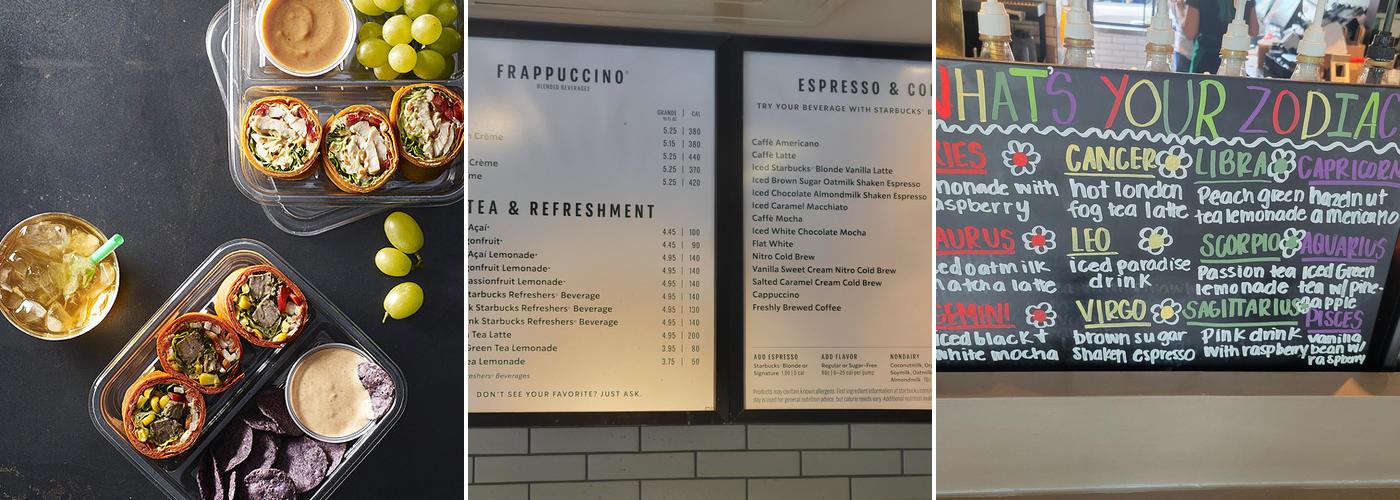 Starbucks Menu