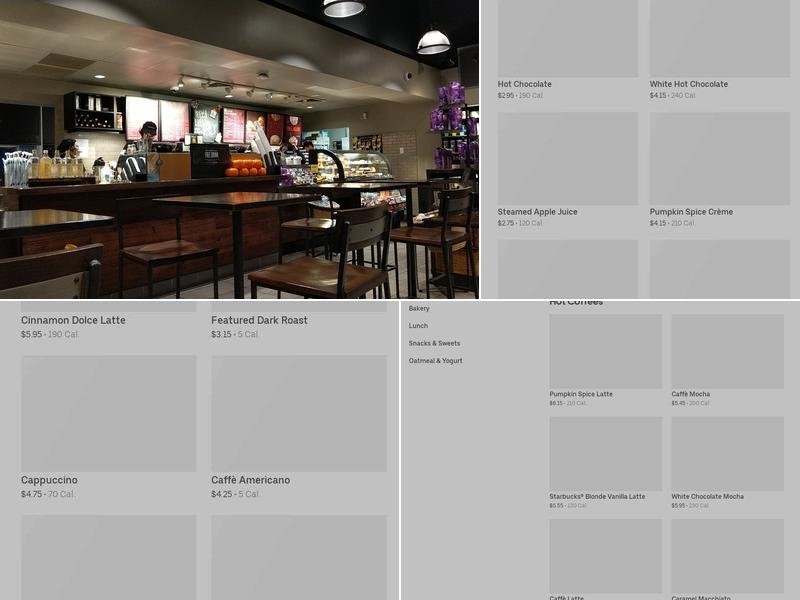 Starbucks Menu