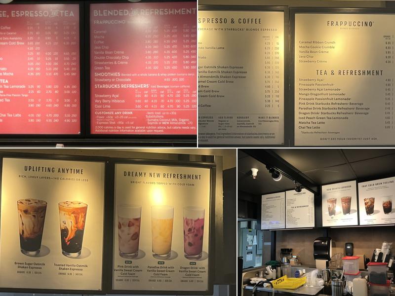 Starbucks Menu