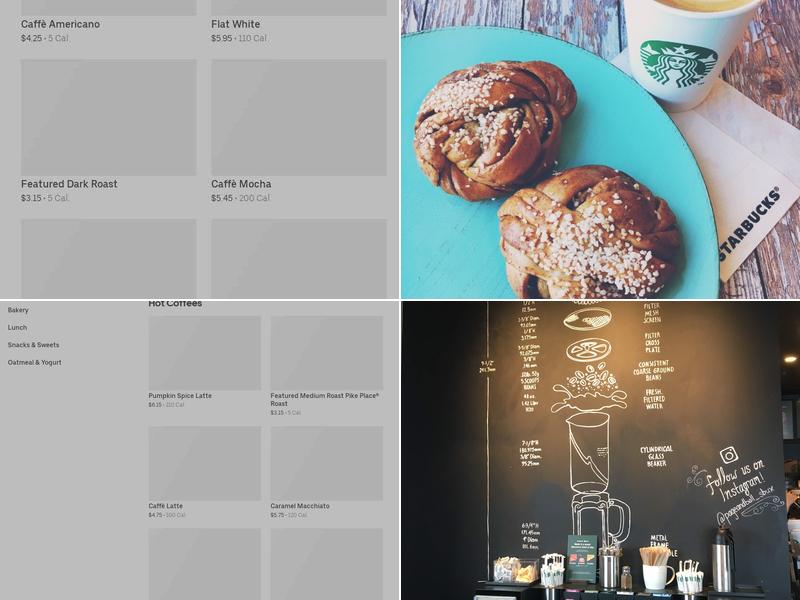Starbucks Menu