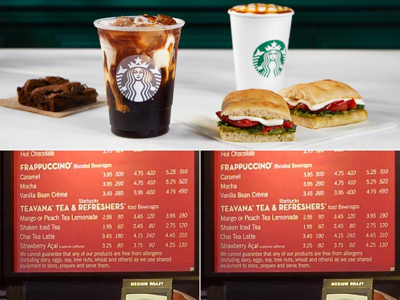 Starbucks Menu