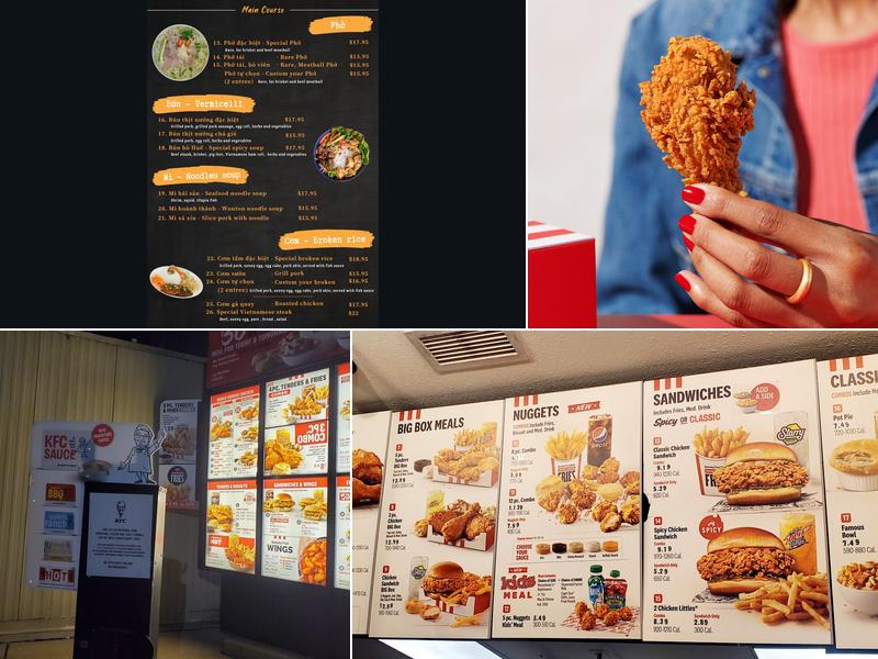 KFC Menu