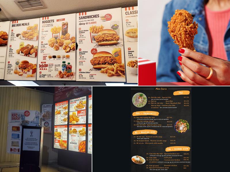 KFC Menu