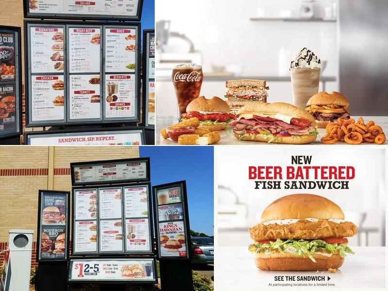 Arby's Menu
