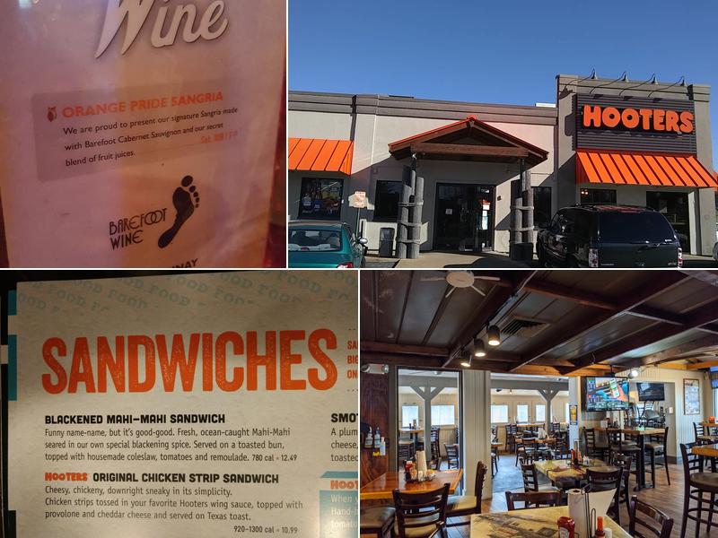 Hooters Menu