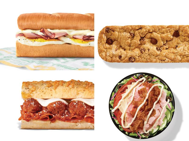 Subway Menu