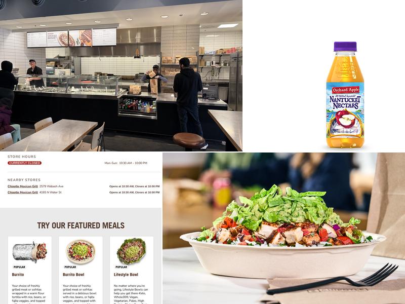 Chipotle Mexican Grill Menu