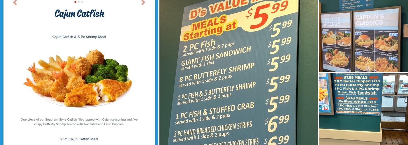 Captain D’s Menu