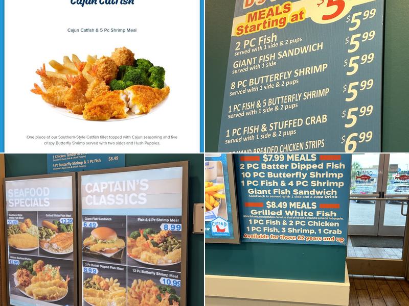 Captain D’s Menu