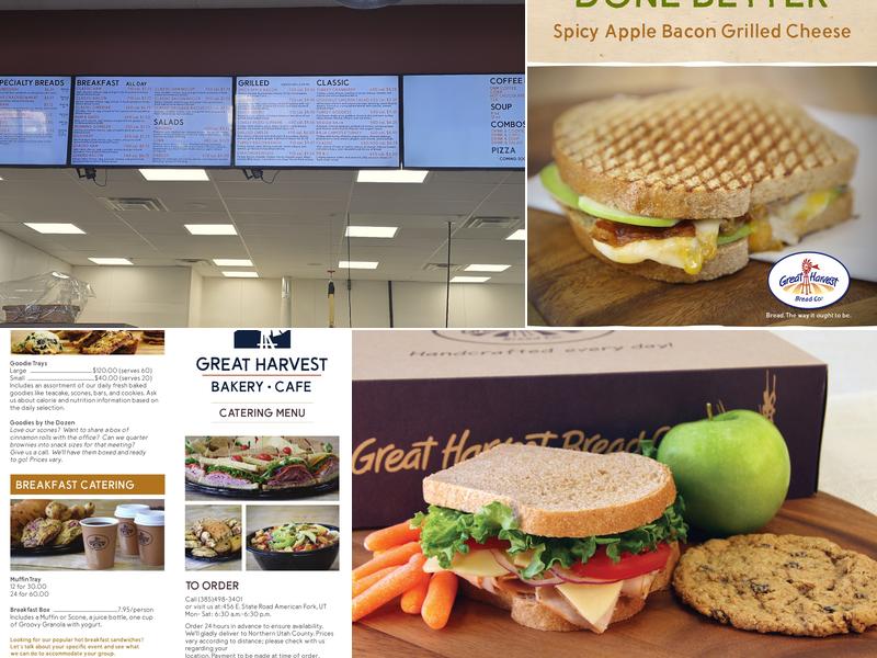 Great Harvest Bakery Cafe Menu